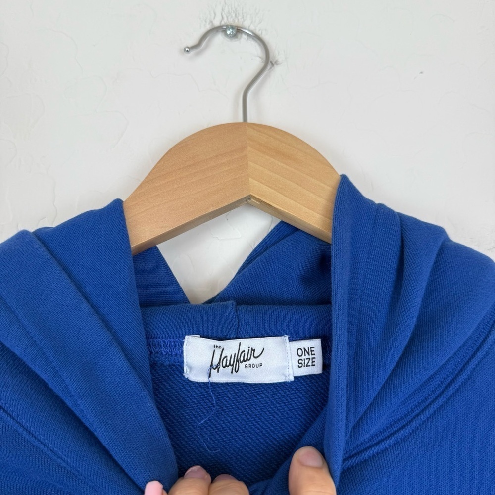 Mayfair Group blue athletic club embroidered sweatshirt - Picture 5 of 8